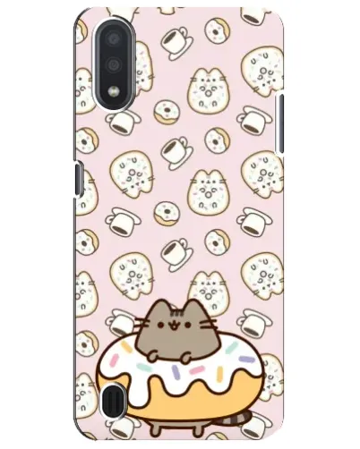 Чехол для Samsung Galaxy M01 Core (A013F) с картинкой «Пушин на пончике» Чехол для Samsung Galaxy M01 Core (A013F) с картинкой «Пушин на пончике»