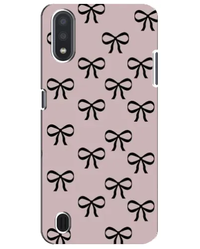 Чехол для Samsung Galaxy M01 Core (A013F) с картинкой «Черные бантики» Чехол для Samsung Galaxy M01 Core (A013F) с картинкой «Черные бантики»