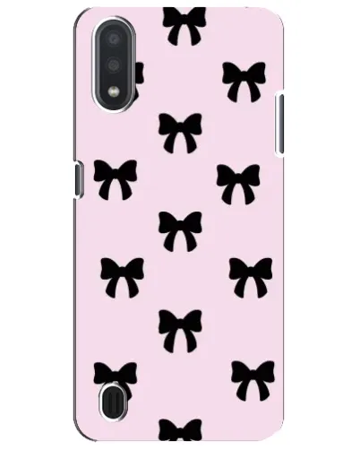Чехол для Samsung Galaxy M01 Core (A013F) с картинкой «Черные банты Coquette» Чехол для Samsung Galaxy M01 Core (A013F) с картинкой «Черные банты Coquette»