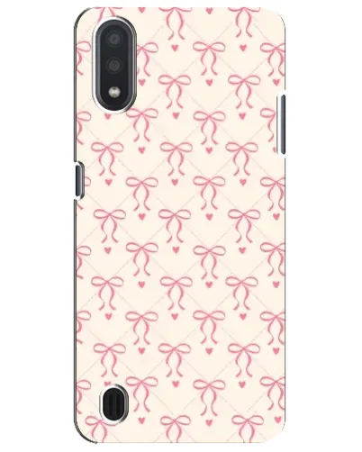 Чехол для Samsung Galaxy M01 Core (A013F) с картинкой «Розовые бантики Coquette» Чехол для Samsung Galaxy M01 Core (A013F) с картинкой «Розовые бантики Coquette»