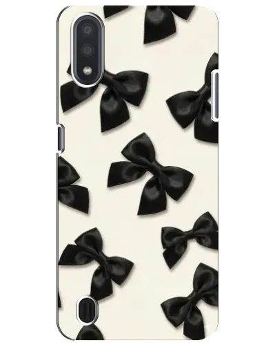 Чехол для Samsung Galaxy M01 Core (A013F) с картинкой «Черные бантики» Чехол для Samsung Galaxy M01 Core (A013F) с картинкой «Черные бантики»