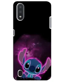 Чехол для Samsung Galaxy M01 Core (A013F) с картинкой «Неоновый Stitch»