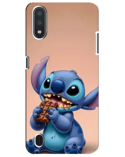 Чехол для Samsung Galaxy M01 Core (A013F) с картинкой «Стич ест шоколад» Чехол для Samsung Galaxy M01 Core (A013F) с картинкой «Стич ест шоколад»