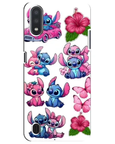 Чехол для Samsung Galaxy M01 Core (A013F) с картинкой «Стикеры Stitch и Angel» Чехол для Samsung Galaxy M01 Core (A013F) с картинкой «Стикеры Stitch и Angel»