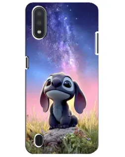 Чехол для Samsung Galaxy M01 Core (A013F) с картинкой «Стич на рассвете»