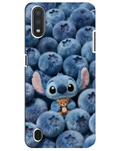 Чехол для Samsung Galaxy M01 Core (A013F) с картинкой «Стич и голубика» Чехол для Samsung Galaxy M01 Core (A013F) с картинкой «Стич и голубика»