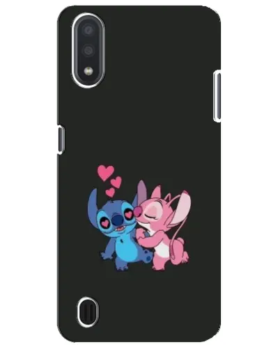 Чехол для Samsung Galaxy M01 Core (A013F) с картинкой «Анжел целует Стича» Чехол для Samsung Galaxy M01 Core (A013F) с картинкой «Анжел целует Стича»