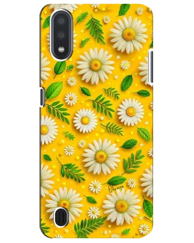 Чехол для Samsung Galaxy M01 Core (A013F) с картинкой «Ромашковое солнце»