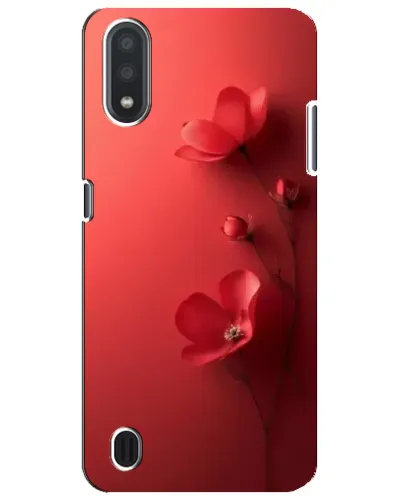 Чехол для Samsung Galaxy M01 Core (A013F) с картинкой «Маковые соцветия»