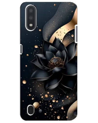 Чехол для Samsung Galaxy M01 Core (A013F) с картинкой «Черный лотос»