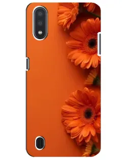 Чехол для Samsung Galaxy M01 Core (A013F) с картинкой «Оранжевые герберы» Чехол для Samsung Galaxy M01 Core (A013F) с картинкой «Оранжевые герберы»