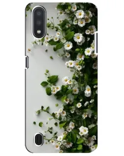 Чехол для Samsung Galaxy M01 Core (A013F) с картинкой «Ветка мелких белых цветов» Чехол для Samsung Galaxy M01 Core (A013F) с картинкой «Ветка мелких белых цветов»