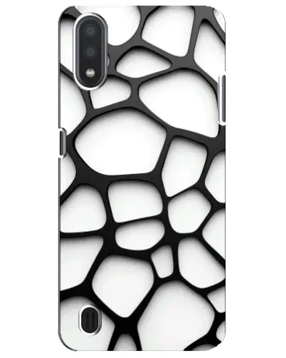 Чехол для Samsung Galaxy M01 Core (A013F) с картинкой «Белая объемная сетка» Чехол для Samsung Galaxy M01 Core (A013F) с картинкой «Белая объемная сетка»