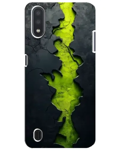 Чехол для Samsung Galaxy M01 Core (A013F) с картинкой «Салатовый разлом скалы» Чехол для Samsung Galaxy M01 Core (A013F) с картинкой «Салатовый разлом скалы»