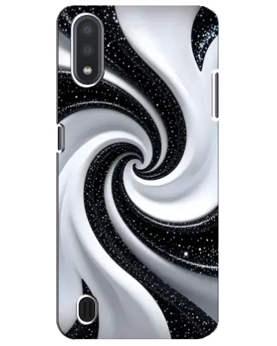 Чехол для Samsung Galaxy M01 Core (A013F) с картинкой «Черно-белая спираль» Чехол для Samsung Galaxy M01 Core (A013F) с картинкой «Черно-белая спираль»