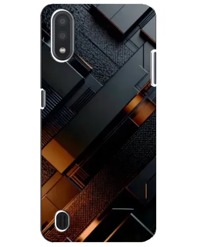 Чехол для Samsung Galaxy M01 Core (A013F) с картинкой «Черные геометрические блоки» Чехол для Samsung Galaxy M01 Core (A013F) с картинкой «Черные геометрические блоки»