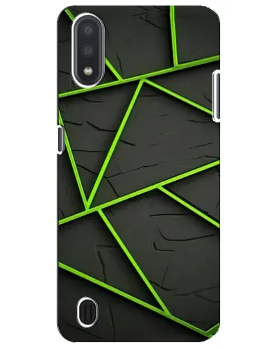 Чехол для Samsung Galaxy M01 Core (A013F) с картинкой «Зеленые геометрические линии» Чехол для Samsung Galaxy M01 Core (A013F) с картинкой «Зеленые геометрические линии»