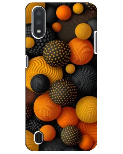 Чехол для Samsung Galaxy M01 Core (A013F) с картинкой «Объемные оранжевые сферы» Чехол для Samsung Galaxy M01 Core (A013F) с картинкой «Объемные оранжевые сферы»