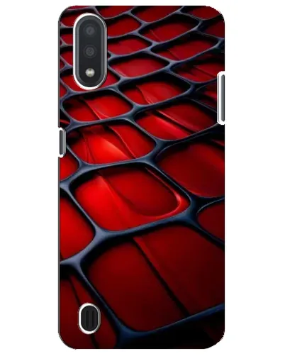 Чехол для Samsung Galaxy M01 Core (A013F) с картинкой «Красная глянцевая сетка» Чехол для Samsung Galaxy M01 Core (A013F) с картинкой «Красная глянцевая сетка»