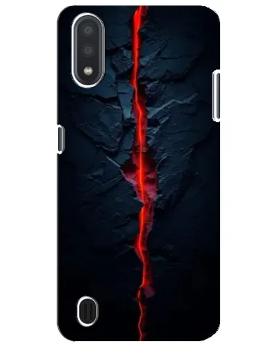 Чехол для Samsung Galaxy M01 Core (A013F) с картинкой «Kрасная лавовая трещина» Чехол для Samsung Galaxy M01 Core (A013F) с картинкой «Kрасная лавовая трещина»