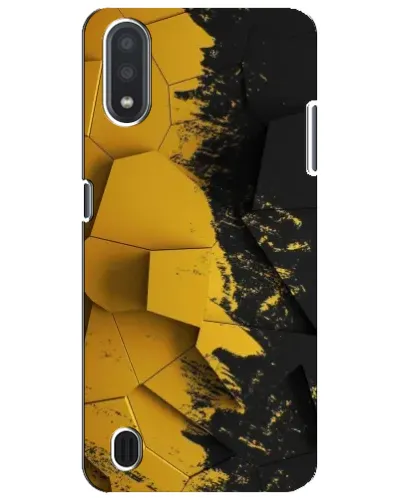 Чехол для Samsung Galaxy M01 Core (A013F) с картинкой «Золотые осколки геометрии» Чехол для Samsung Galaxy M01 Core (A013F) с картинкой «Золотые осколки геометрии»