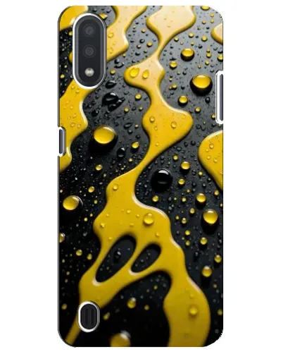 Чехол для Samsung Galaxy M01 Core (A013F) с картинкой «Жидкое желтое золото» Чехол для Samsung Galaxy M01 Core (A013F) с картинкой «Жидкое желтое золото»