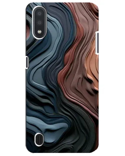 Чехол для Samsung Galaxy M01 Core (A013F) с картинкой «Цветные волны каньона» Чехол для Samsung Galaxy M01 Core (A013F) с картинкой «Цветные волны каньона»