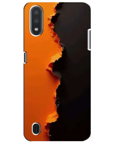 Чехол для Samsung Galaxy M01 Core (A013F) с картинкой «Оранжевый разлом» Чехол для Samsung Galaxy M01 Core (A013F) с картинкой «Оранжевый разлом»
