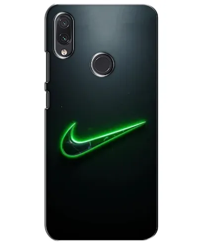 Чехол для Samsung Galaxy M01s с картинкой «Неоновый контур Nike»