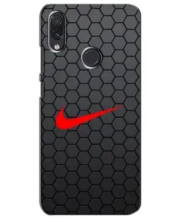 Чехол для Samsung Galaxy M01s с картинкой «Nike — карбоновая сетка»