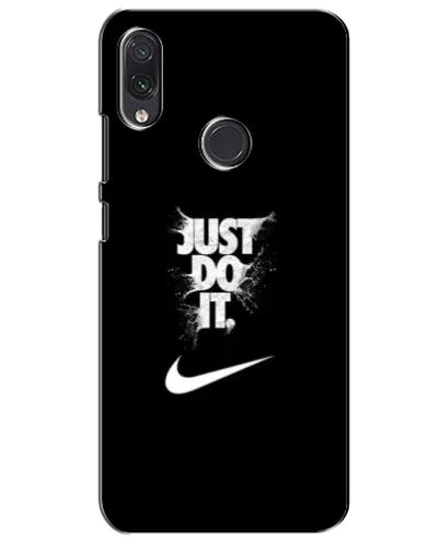 Чехол для Samsung Galaxy M01s с картинкой «Текстовый принт Nike»
