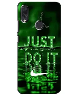 Чехол для Samsung Galaxy M01s с картинкой «Зеленый неоновый Nike»