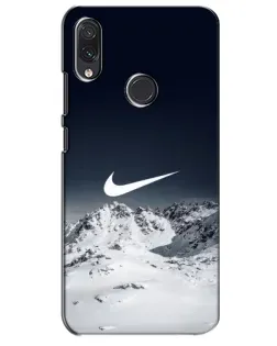 Чехол для Samsung Galaxy M01s с картинкой «Nike — зимние горы»