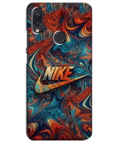 Чехол для Samsung Galaxy M01s с картинкой «Nike в абстракции»