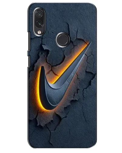 Чехол для Samsung Galaxy M01s с картинкой «Объемный логотип Найк»
