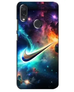 Чехол для Samsung Galaxy M01s с картинкой «Космический Nike Swoosh»