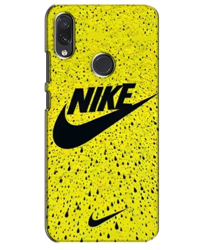 Чехол для Samsung Galaxy M01s с картинкой «Желтый текстурный Nike»