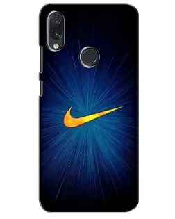 Чехол для Samsung Galaxy M01s с картинкой «Синий пульс Nike»