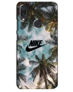 Чехол для Samsung Galaxy M01s с картинкой «Тропический принт Nike»