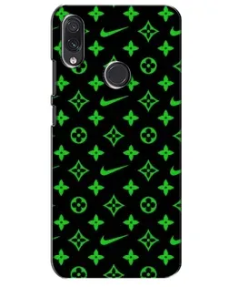 Чехол для Samsung Galaxy M01s с картинкой «Неоновый принт LV»
