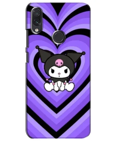 Чехол для Samsung Galaxy M01s с картинкой «Kuromi и фиолетовые сердца»