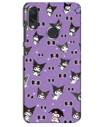 Чехол для Samsung Galaxy M01s с картинкой «Kuromi — паттерн»