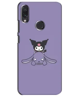 Чехол для Samsung Galaxy M01s с картинкой «Kuromi на лиловом фоне»