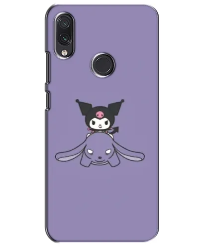 Чехол для Samsung Galaxy M01s с картинкой «Kuromi на лиловом фоне»