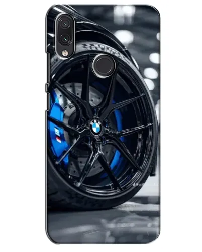 Чехол для Samsung Galaxy M01s с картинкой «Колесо BMW вблизи»