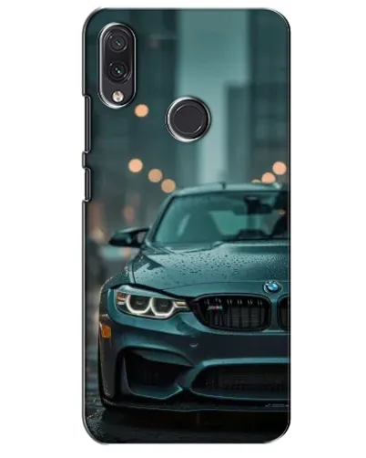 Чехол для Samsung Galaxy M01s с картинкой «BMW в огнях города»