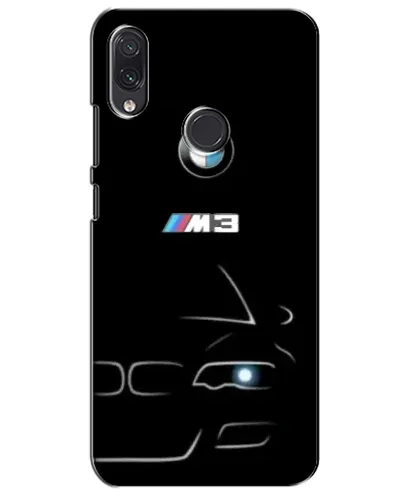 Чехол для Samsung Galaxy M01s с картинкой «Минималистичный принт BMW M3»