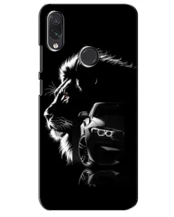Чехол для Samsung Galaxy M01s с картинкой «BMW и лев» Чехол для Samsung Galaxy M01s с картинкой «BMW и лев»