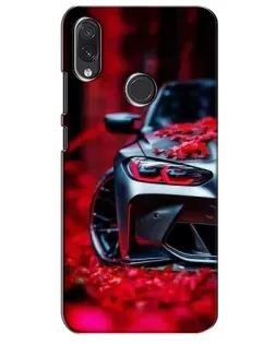 Чехол для Samsung Galaxy M01s с картинкой «Спортивная BMW и цветы» Чехол для Samsung Galaxy M01s с картинкой «Спортивная BMW и цветы»