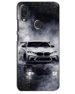 Чехол для Samsung Galaxy M01s с картинкой «BMW сквозь туман» Чехол для Samsung Galaxy M01s с картинкой «BMW сквозь туман»